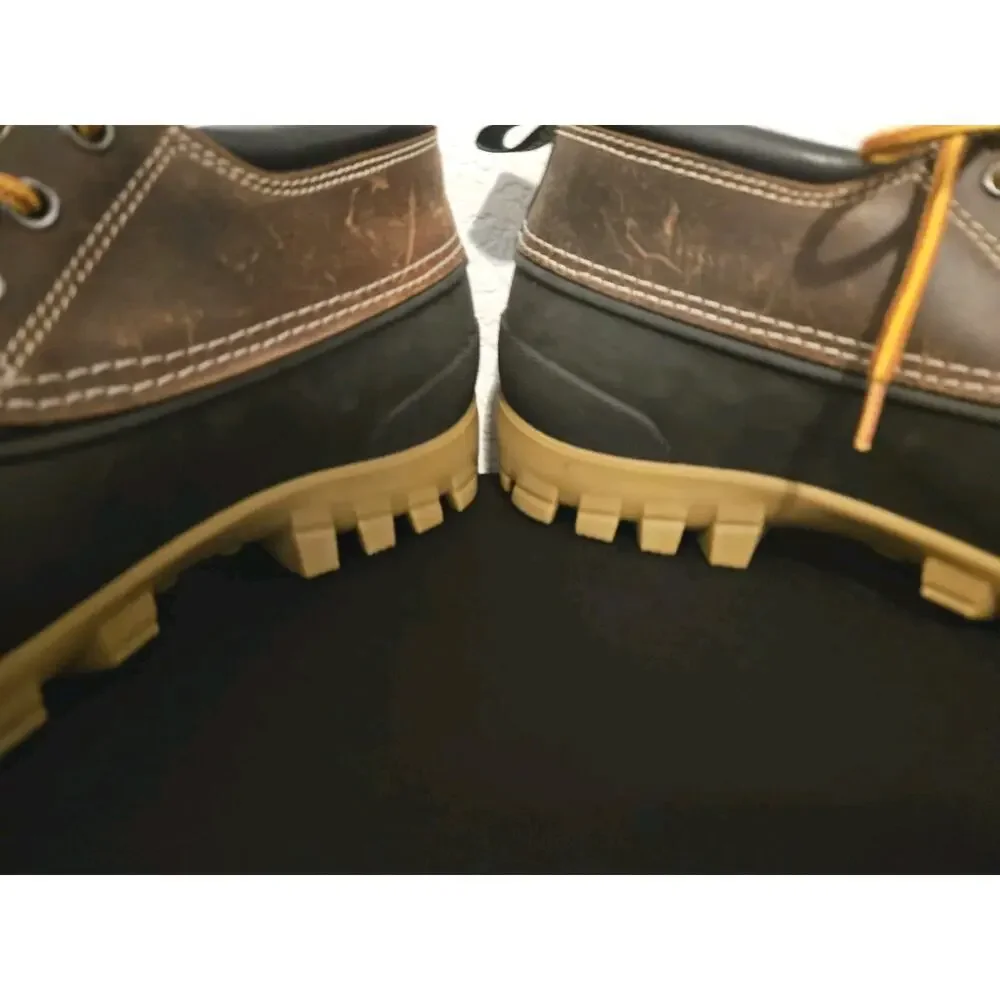 New! Kamik Yukon 3 Low Waterproof Boot Brown Leather Men's 10